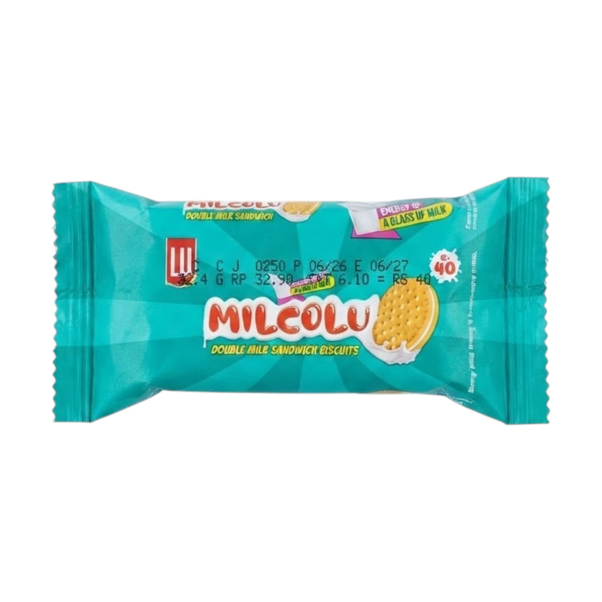 lu biscuit milcolu double milk 40rs