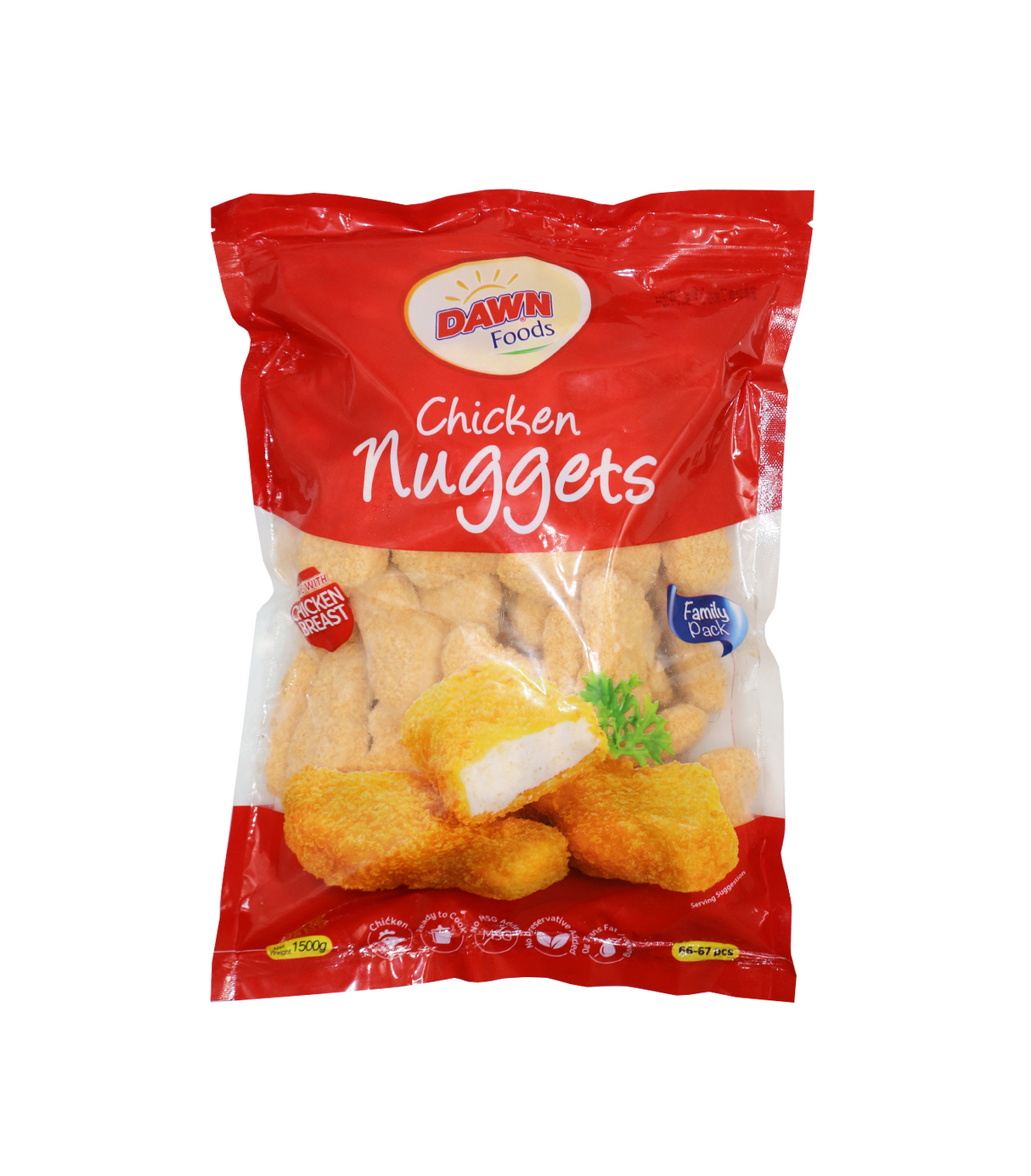 dawn chicken nuggets 1500g