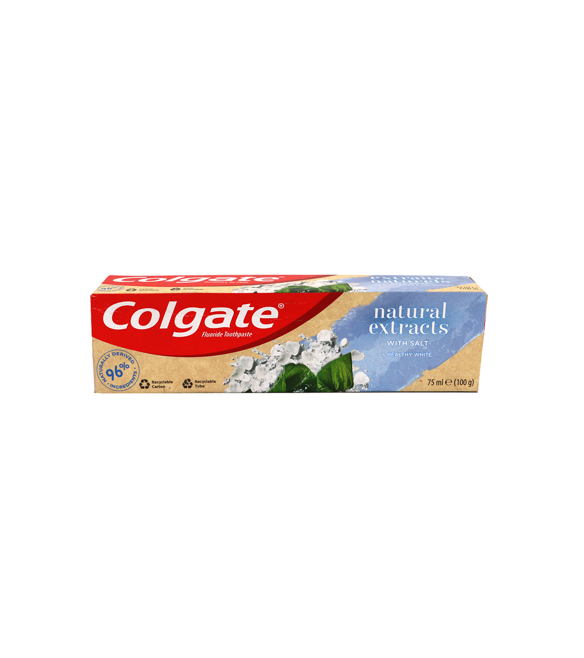 colgate toothpaste natural extracts salt 75ml