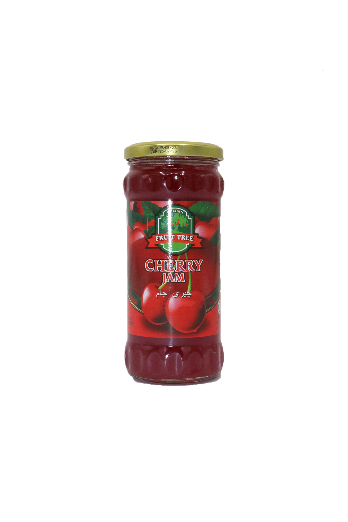 golden fruit tree jam cherry 440g malaysia