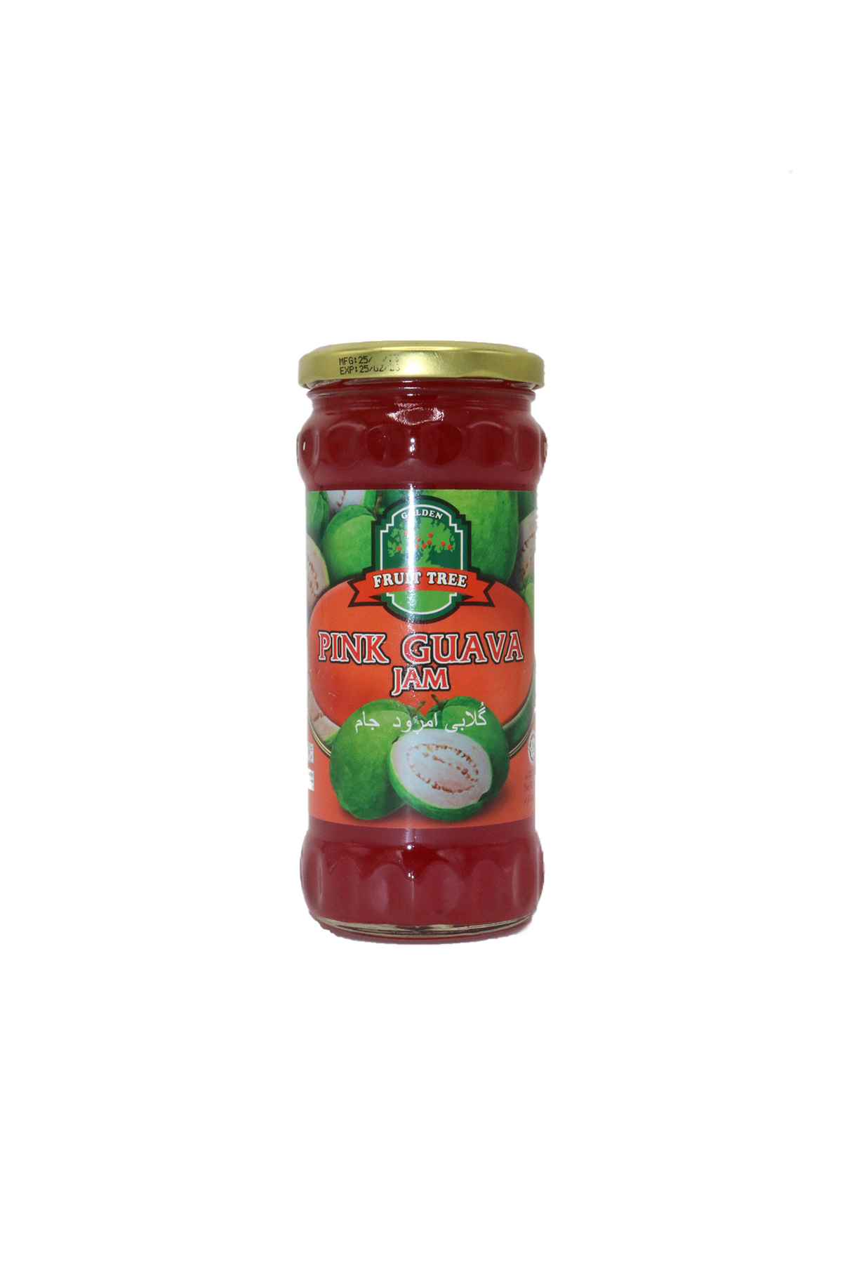 golden fruit tree jam pink guava 440g