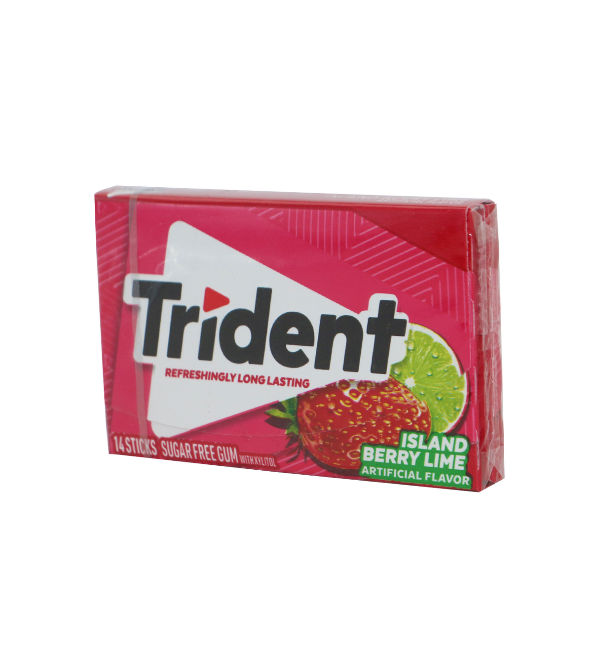 trident gum island berry lime 14 sticks sugar free 26.6g