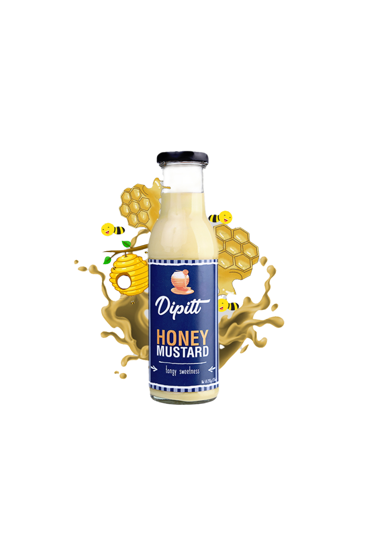 dipitt honey mustard 290g