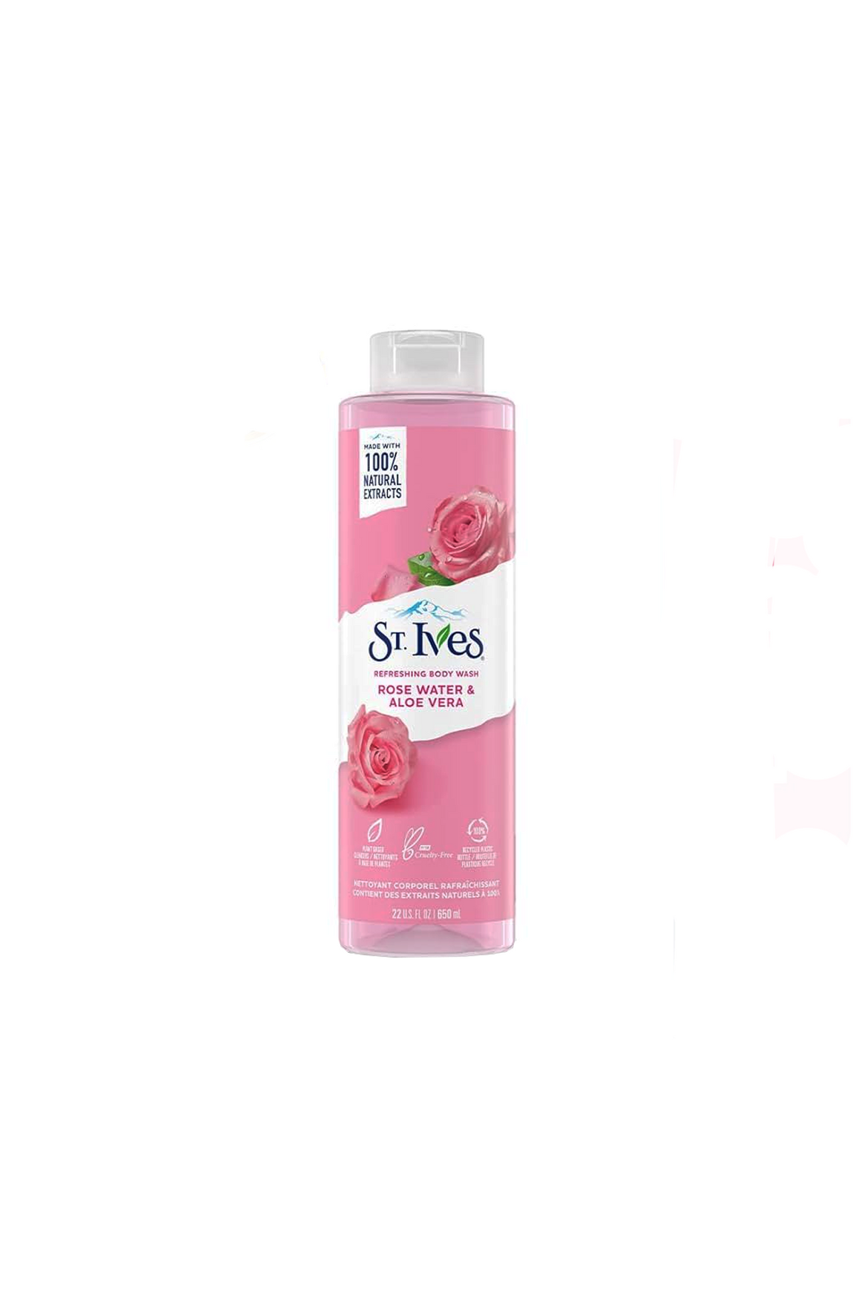 stives body wash rose water & aloe vera 650ml usa