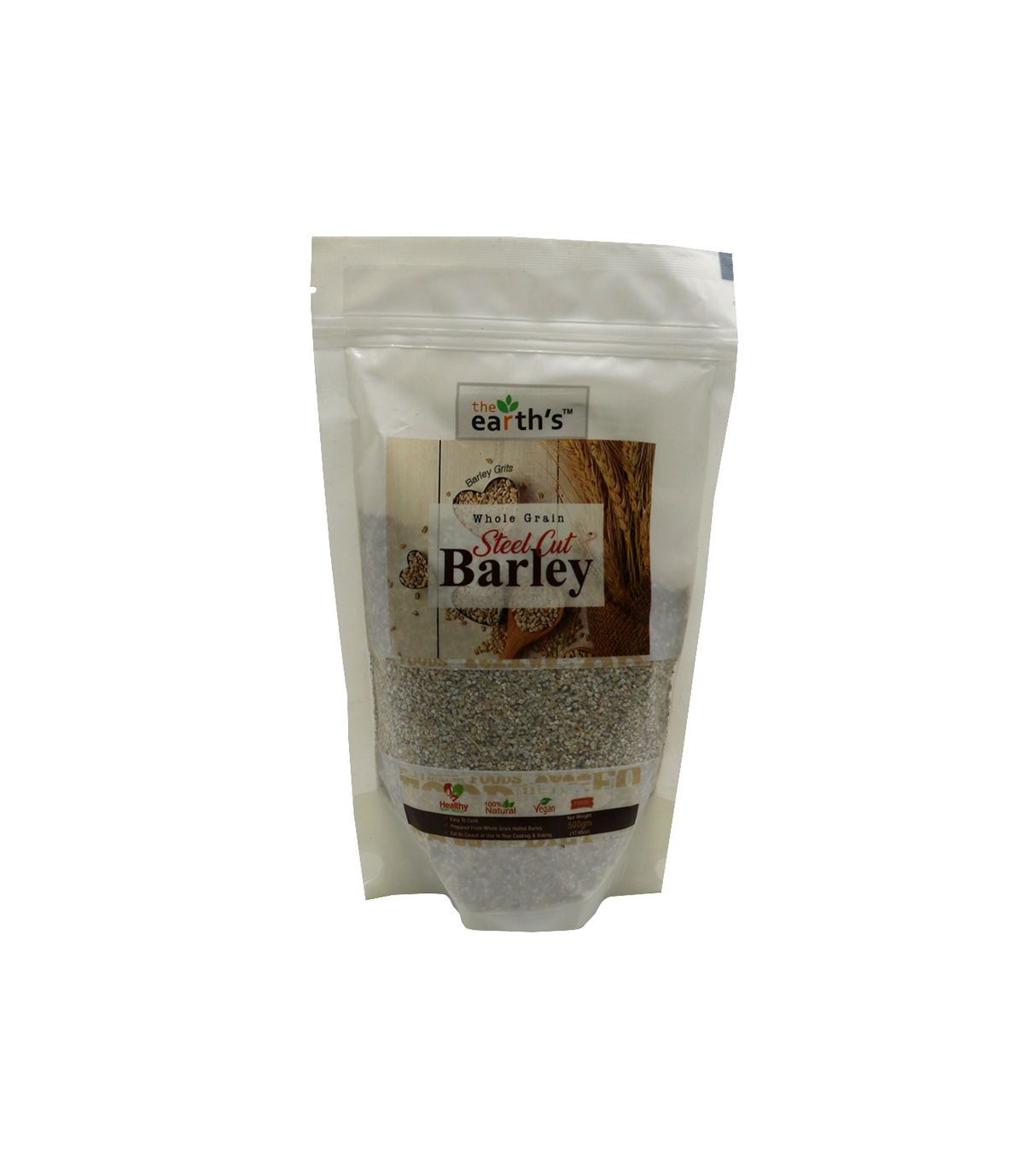 earths steel cut barley 500g
