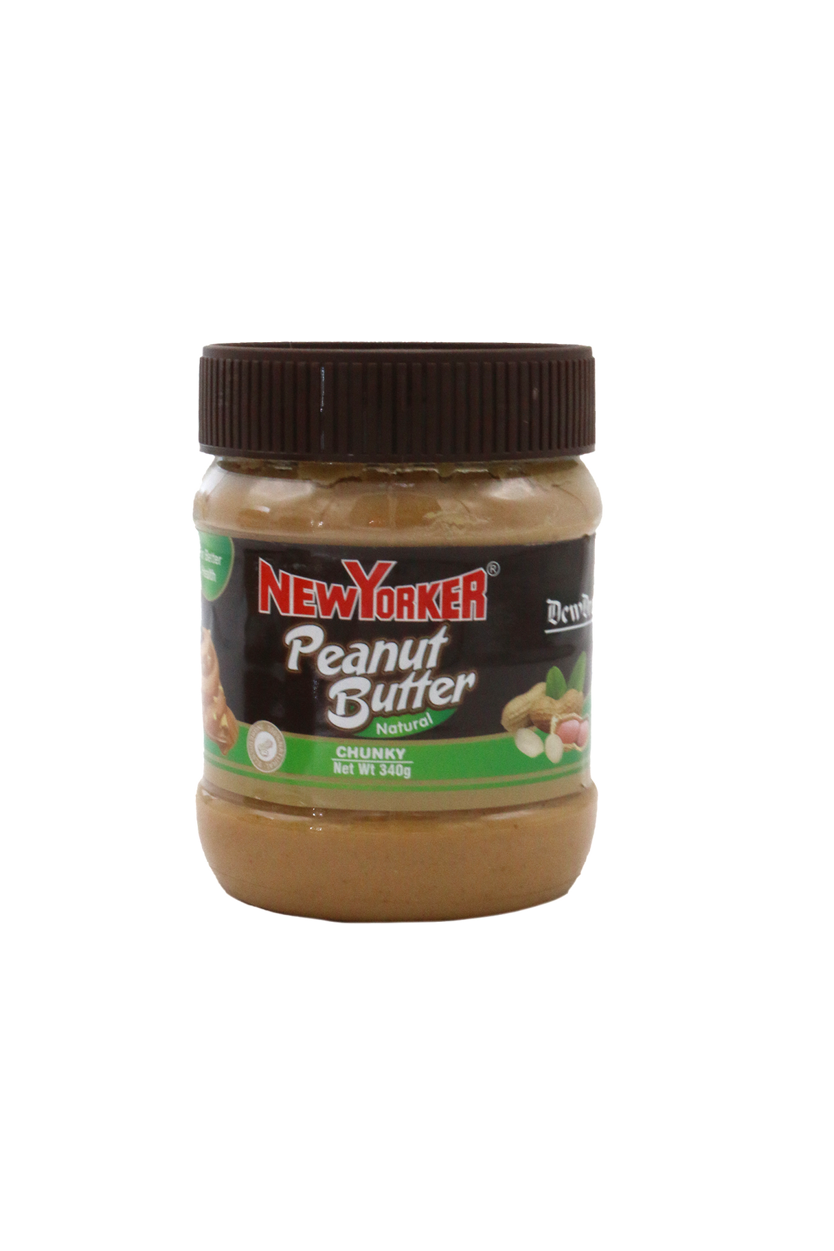 dew drop peanut butter chunky 340g