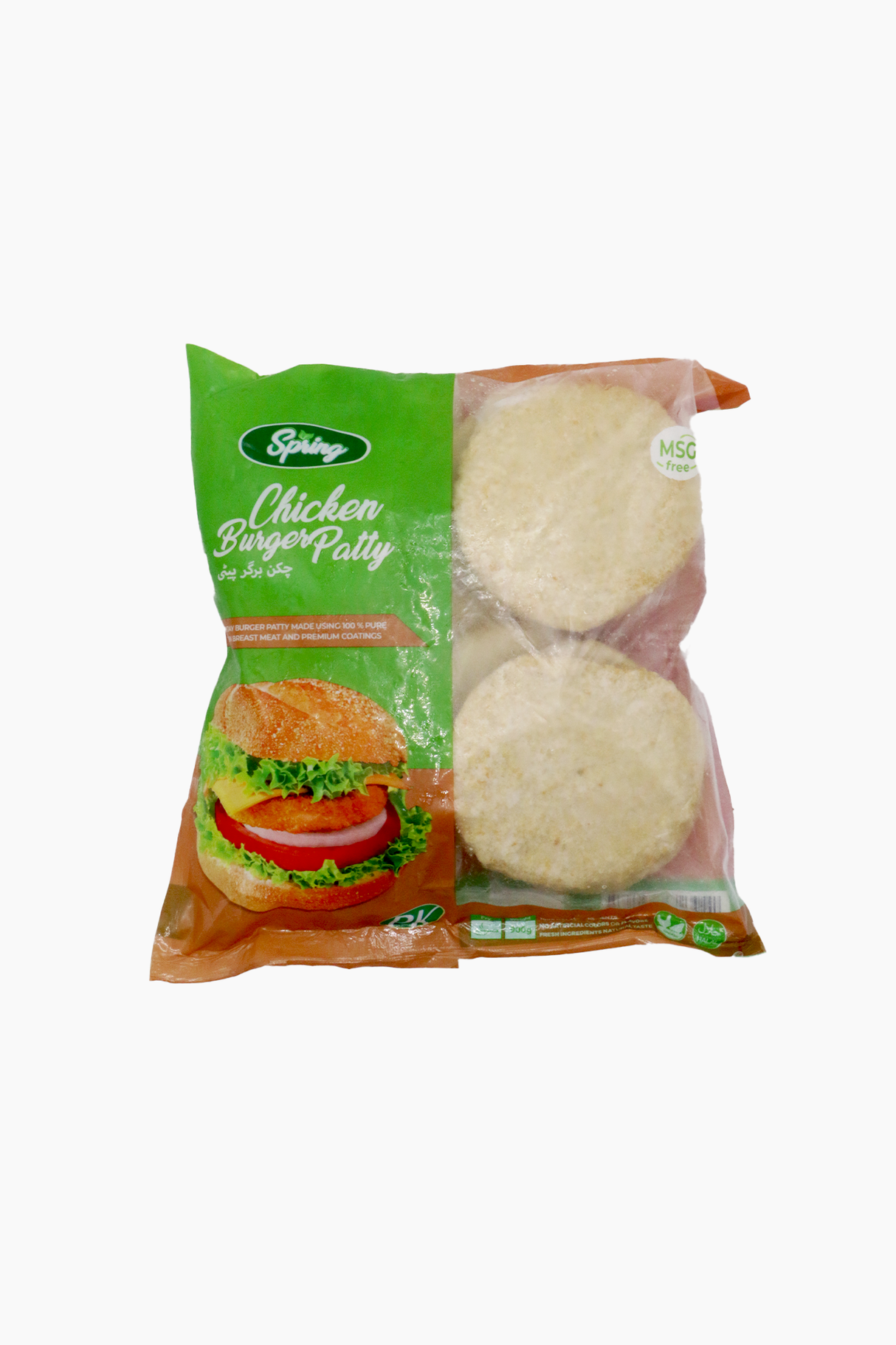 pk chicken crispy burger spring 900g