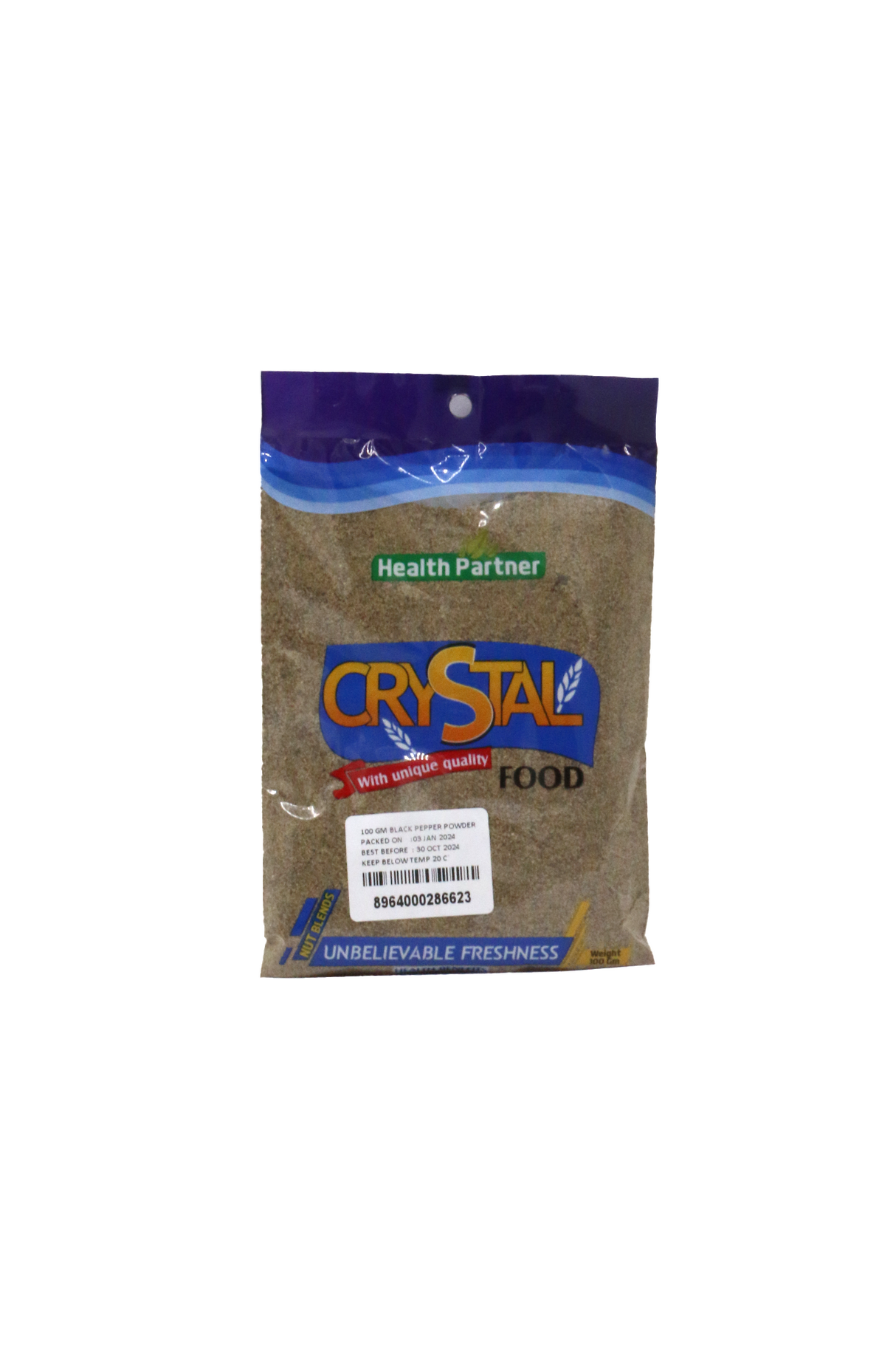 crystal black pepper powder 100g