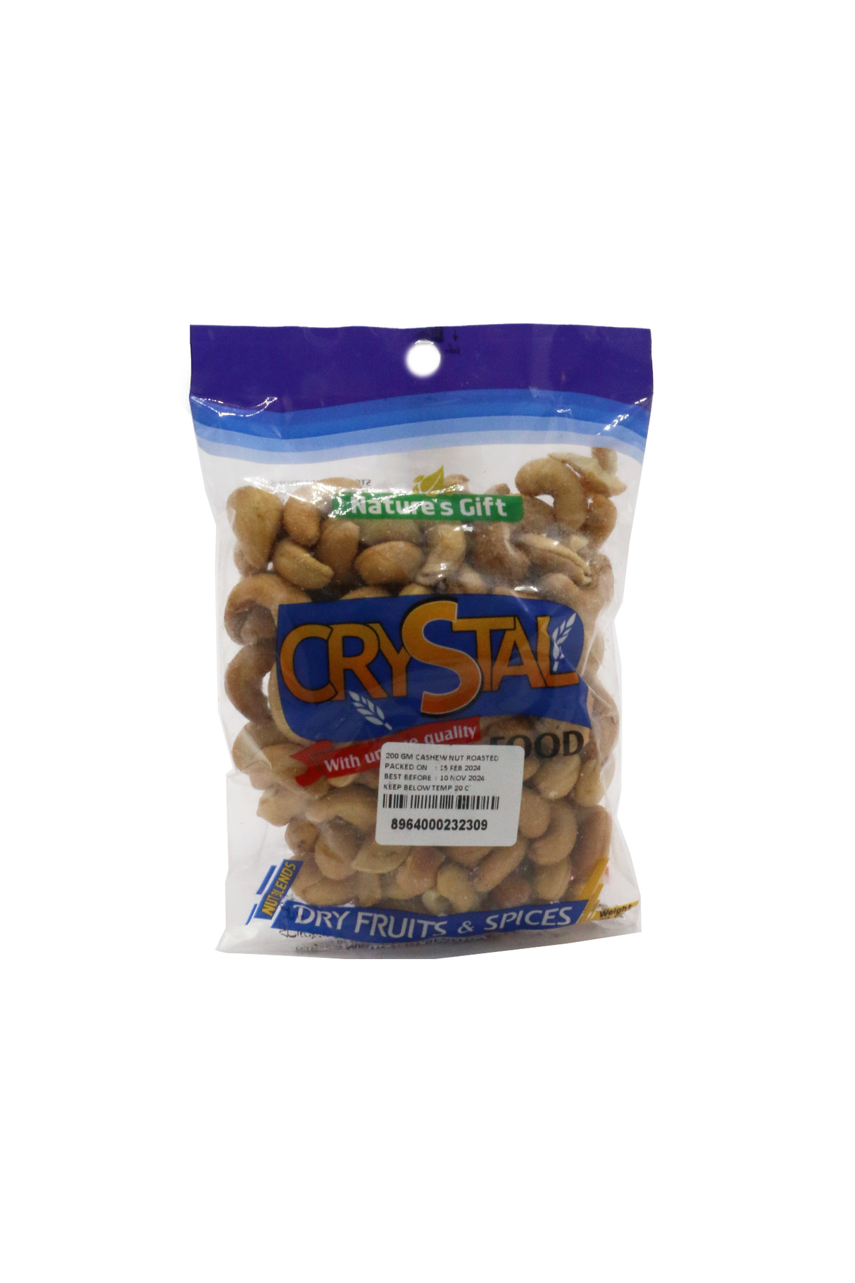 crystal kaju roast 200g