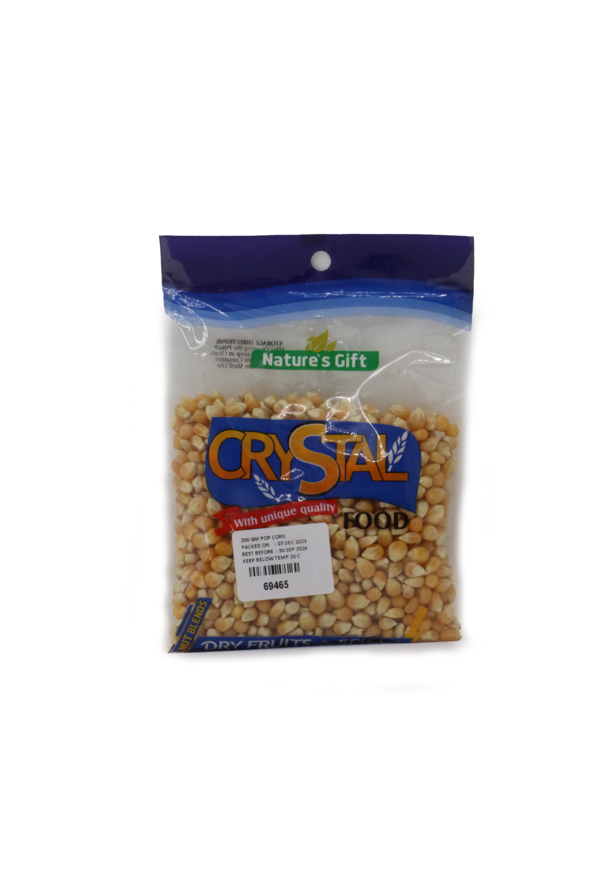 crystal popcorn 200g