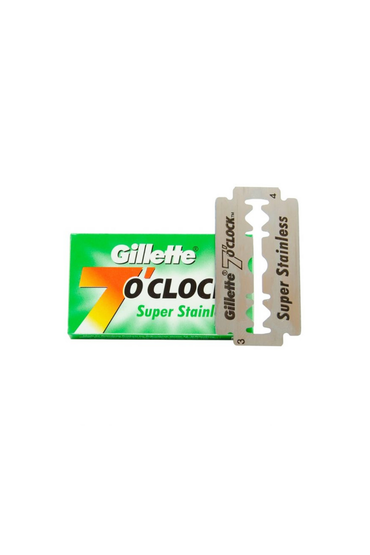 gillette blade 7o clock 5pc