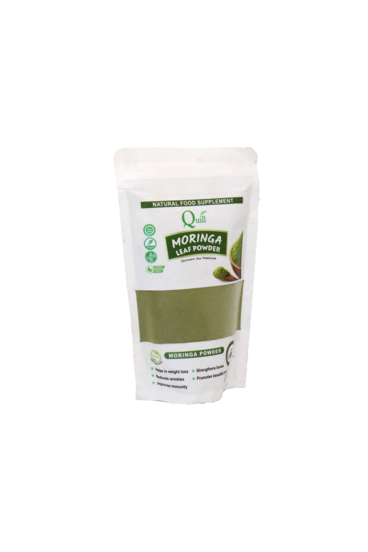 quill moringa leaf powder 125g