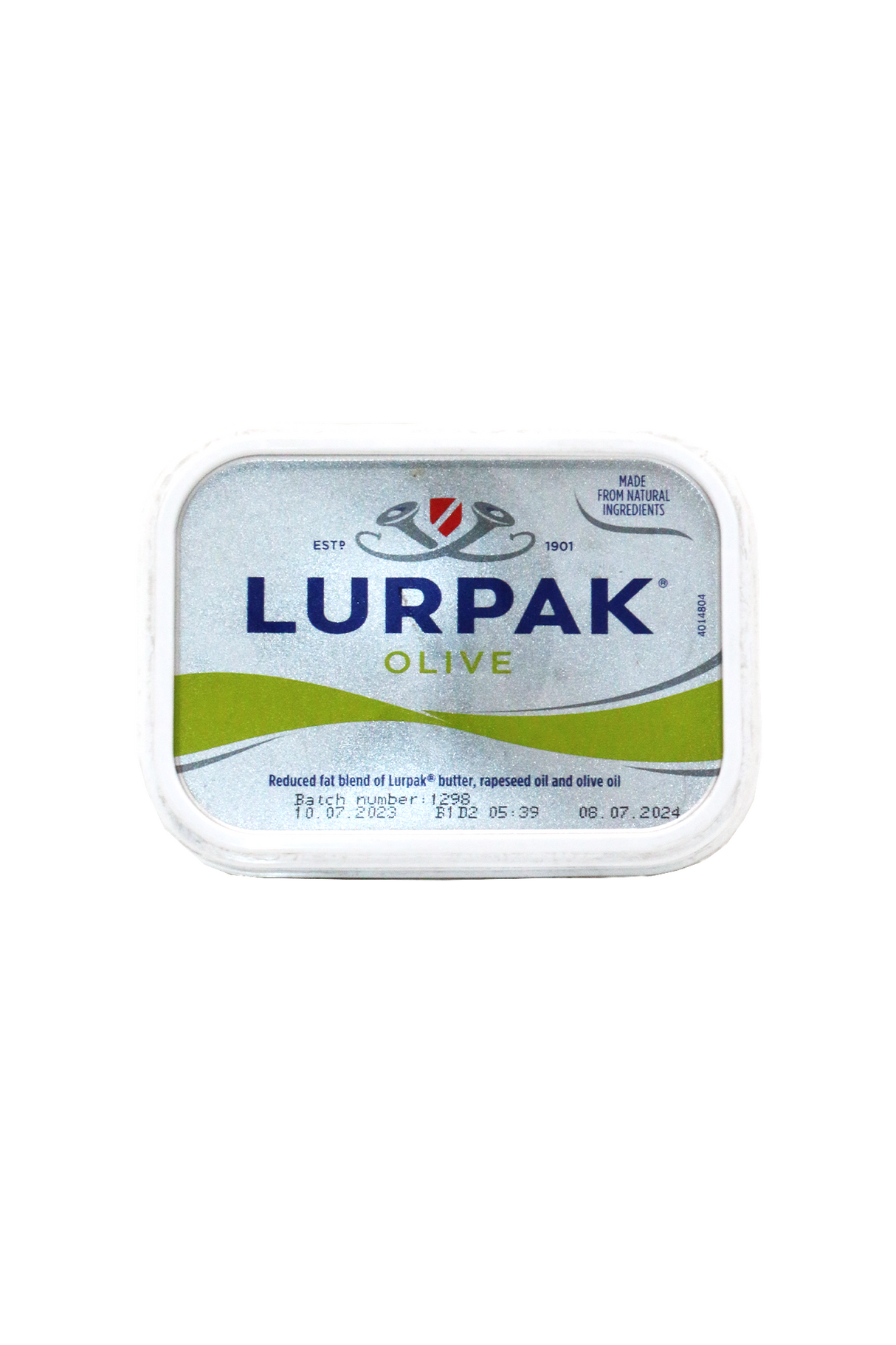 lurpak butter olive 250g