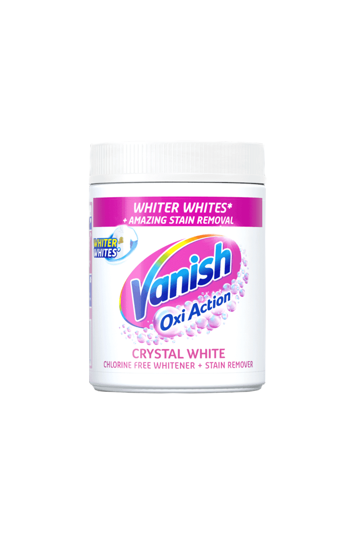 vanish stain remover crystal white oxi action powder 470g