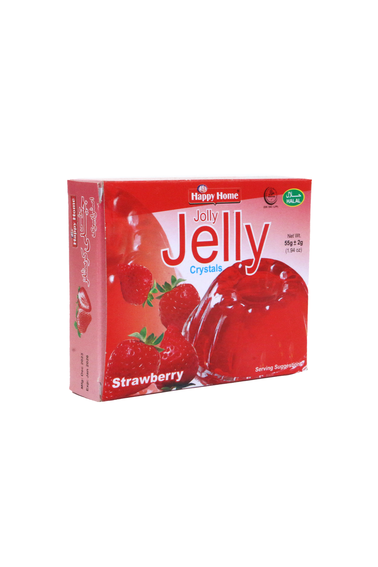 happy home jelly strawberry 55g