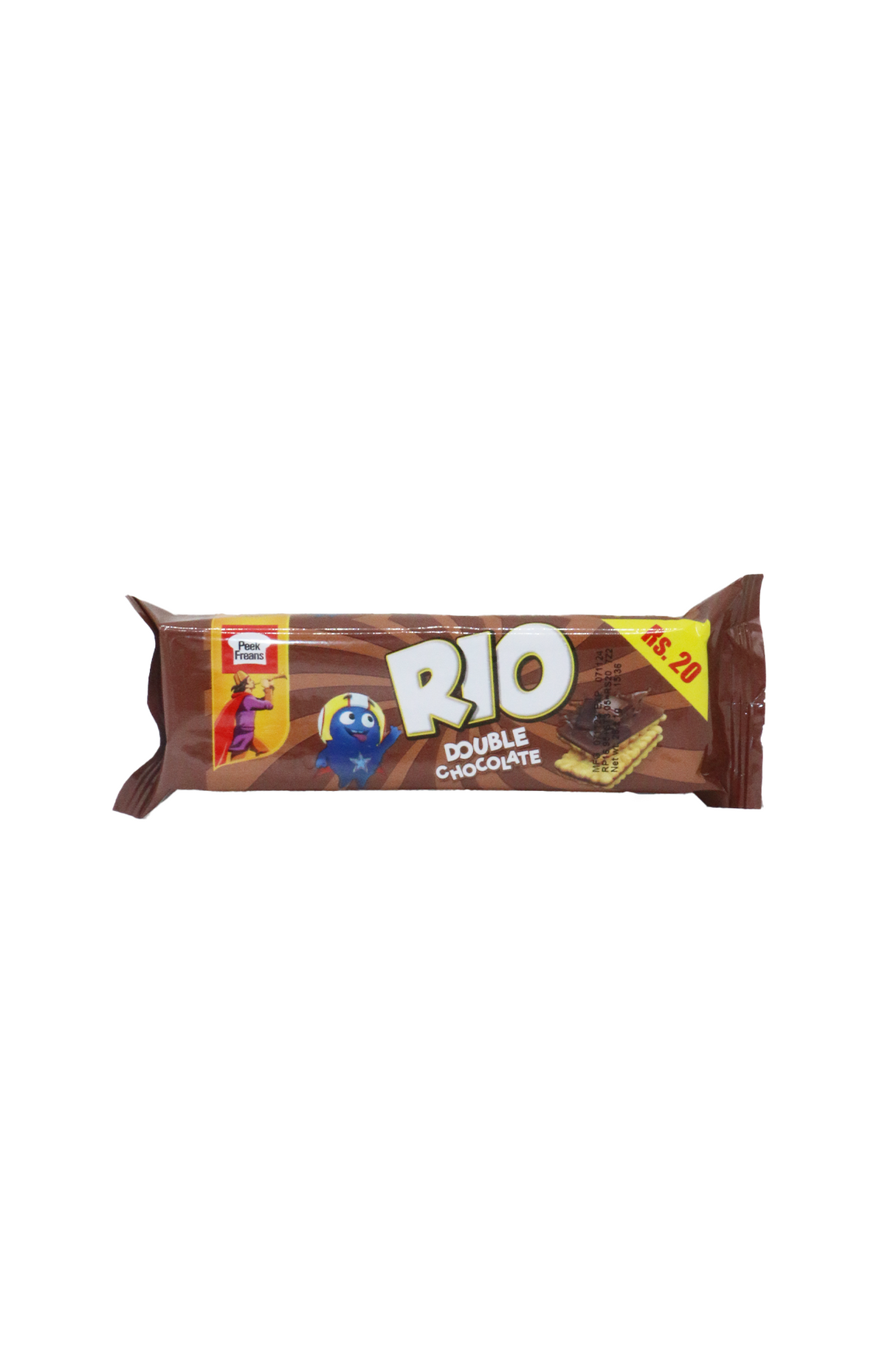 peek freans biscuits rio double chocolate 20rs
