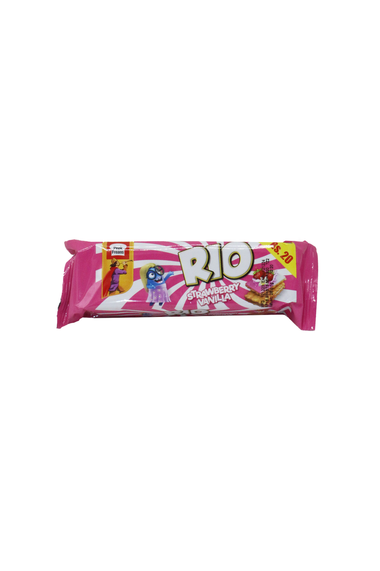 peek freans biscuits rio strawberry&vanilla 20rs