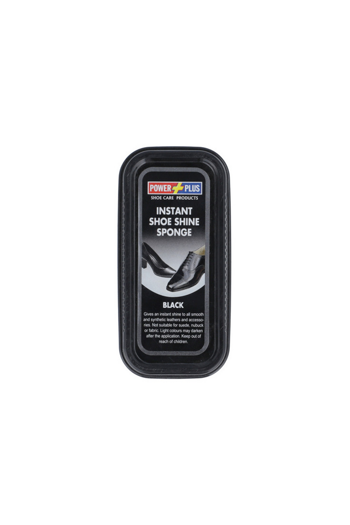 power plus instant shoe shiner neutral sponge