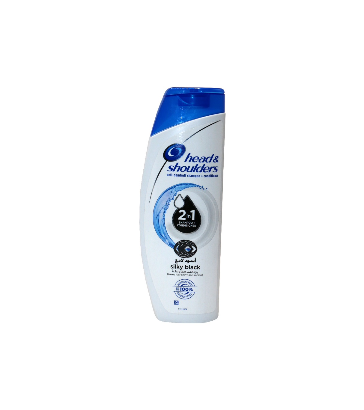 head&shoulders shampoo silky black 2in1 360ml