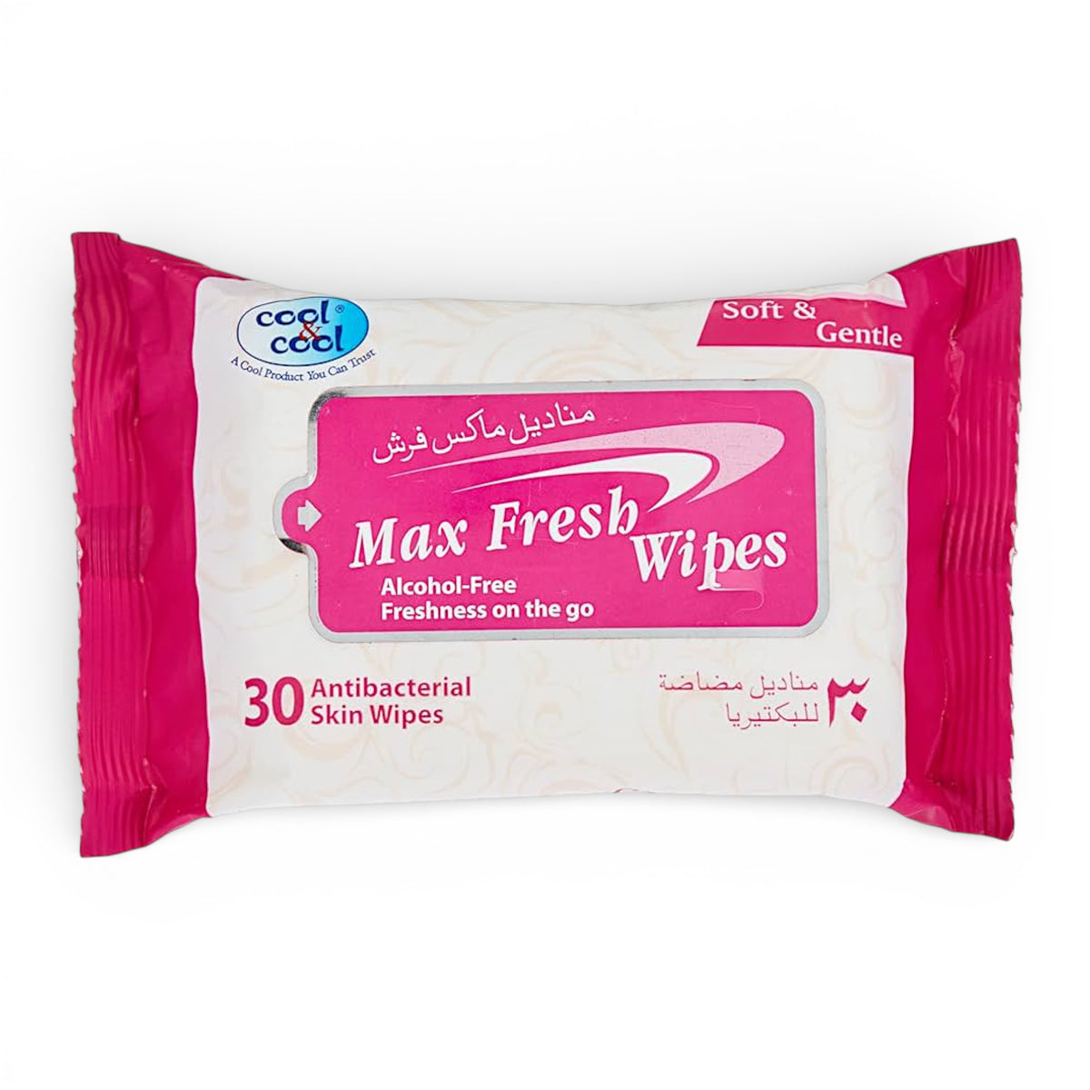cool & cool max fresh wipes 30pc