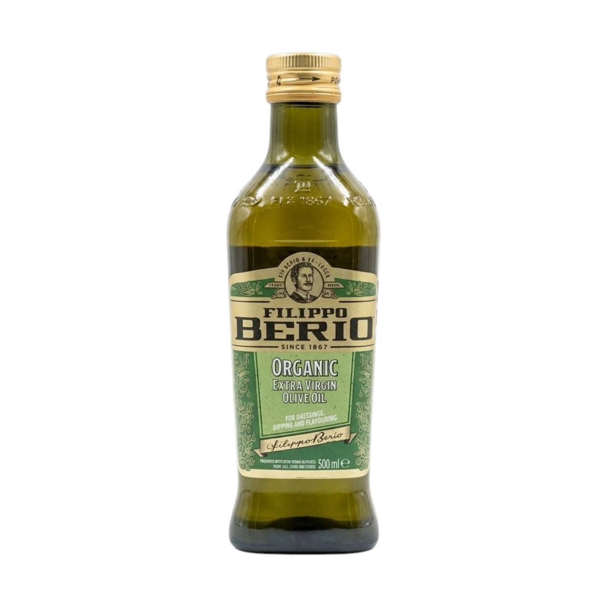 filippo berio organic olive oil extra virgin 500ml
