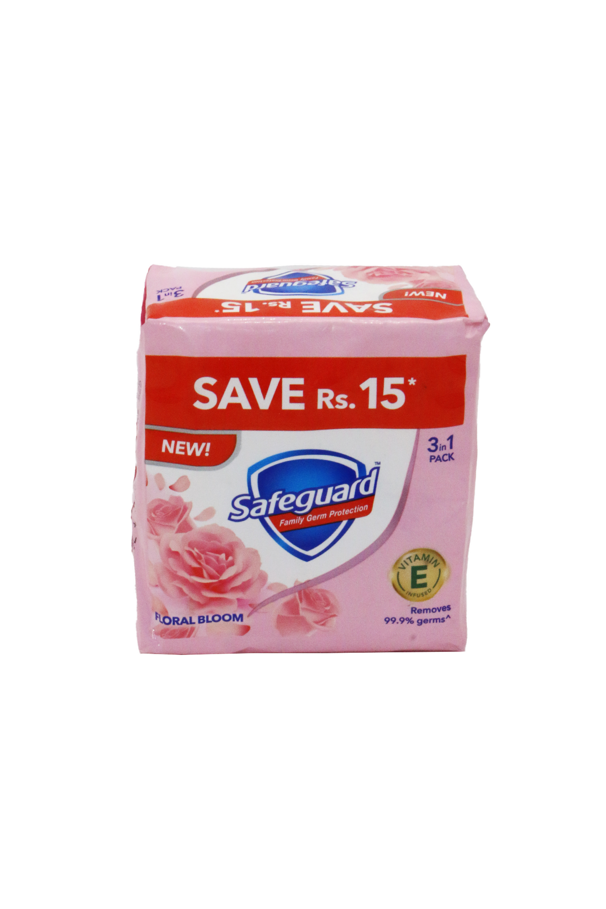 safeguard soap floral 3p 125g