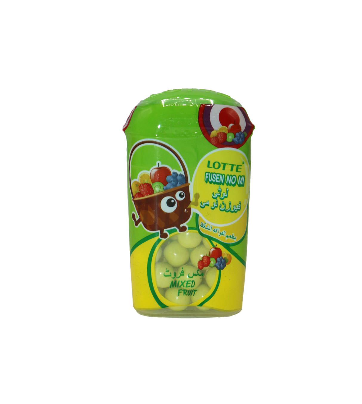 lotte gum fusen mixed fruit 15g thai