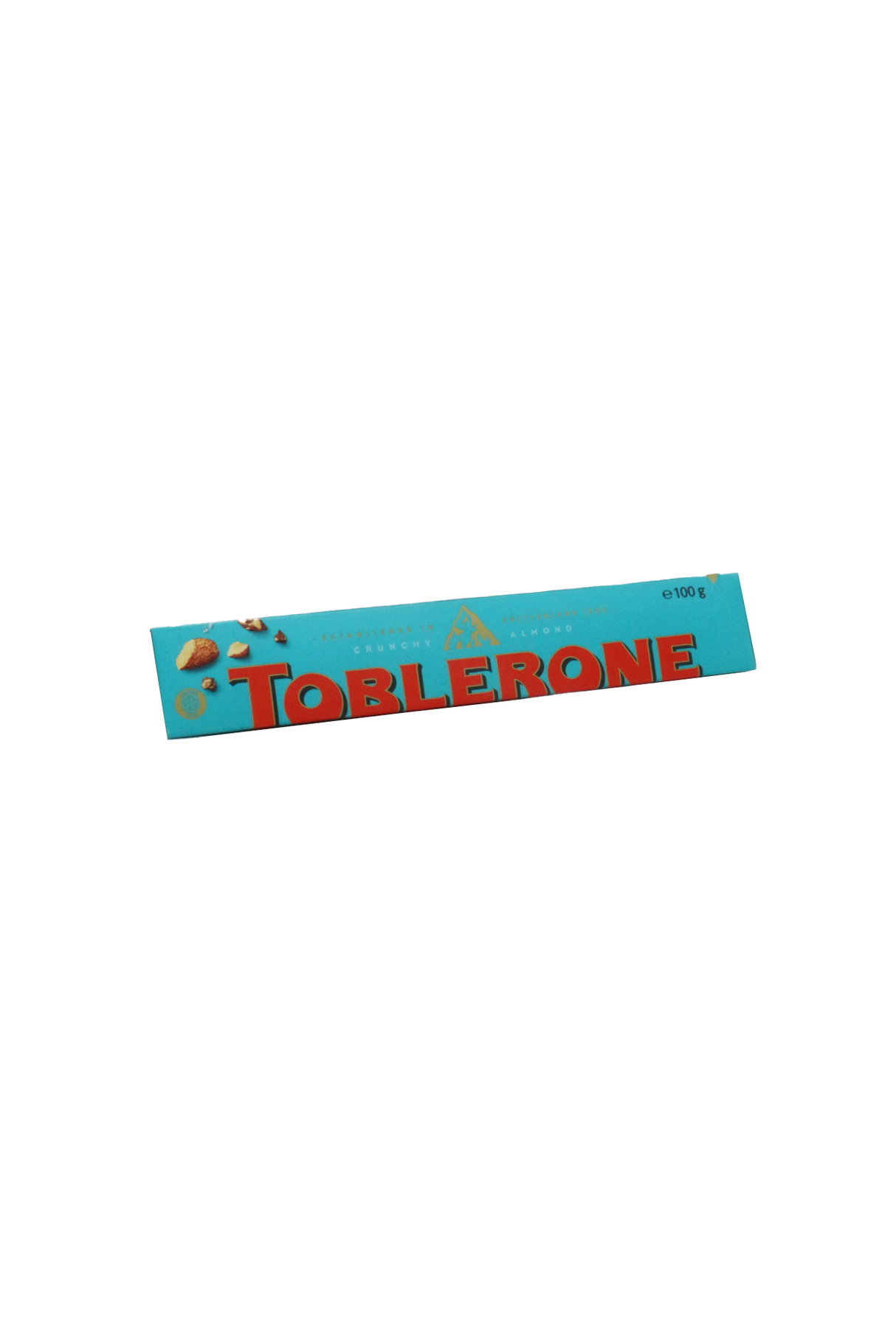 toblerone chocolate honey & almond noughat & salted caramelised almonds 100g
