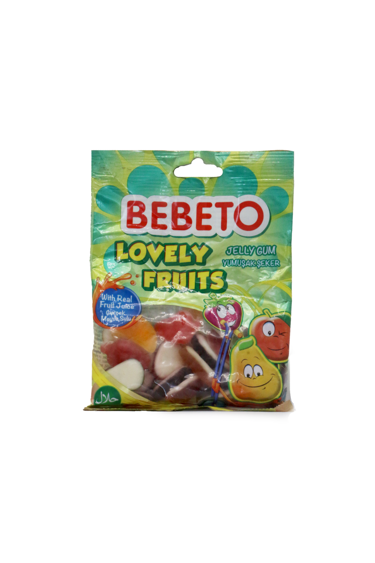 bebeto jelly lovely fruits 80g