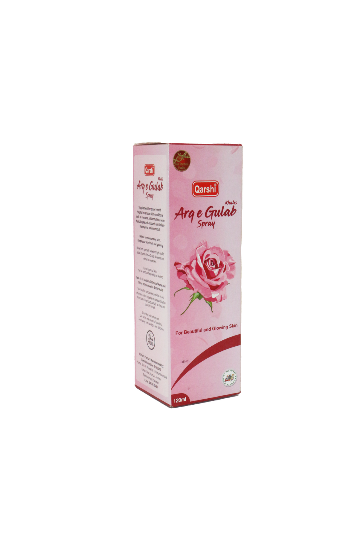 qarshi arq gulab spray 120ml