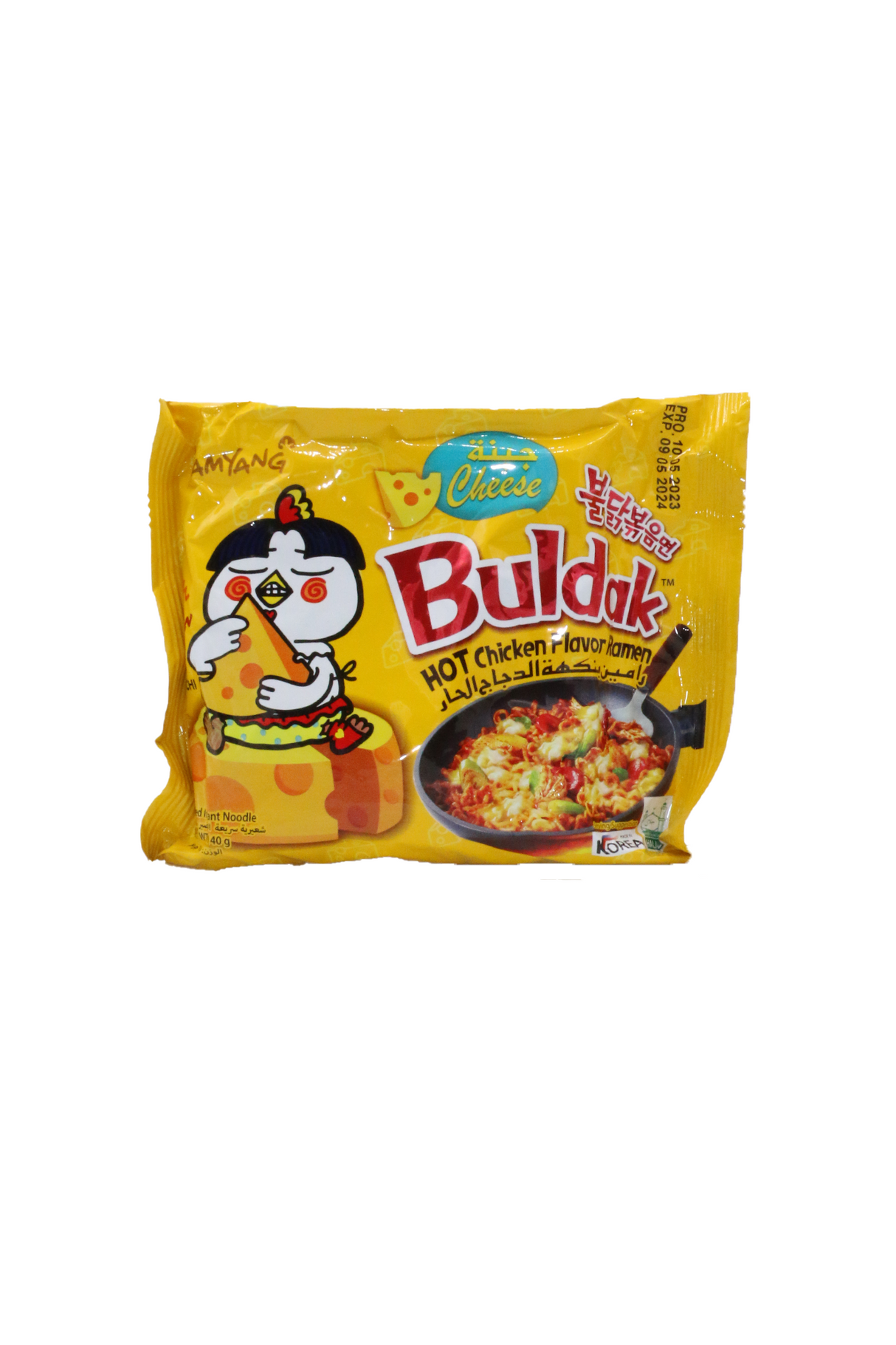 samyang buldak cheese noodle yellow 140g korea