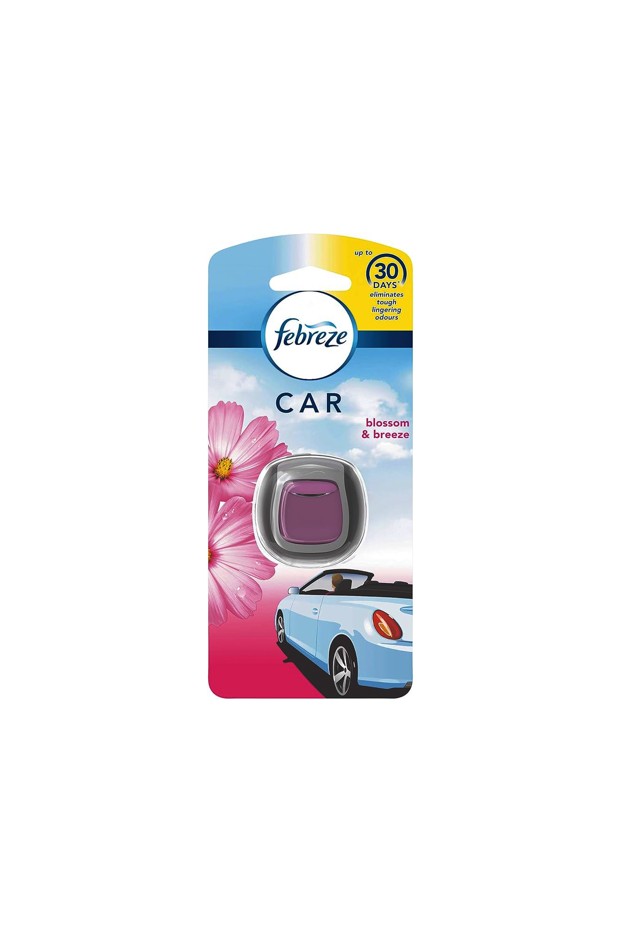 febreze car air freshener clip blossom 2ml