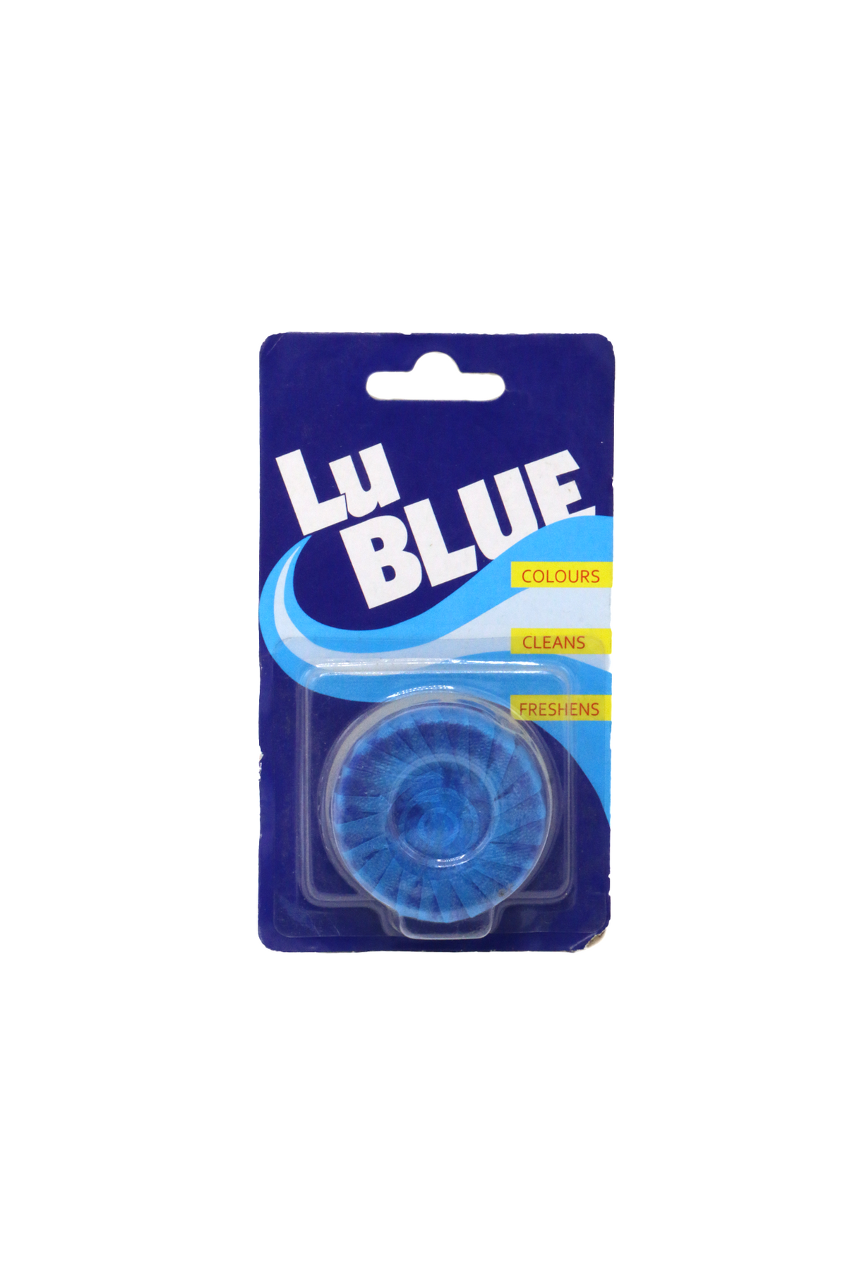 lu blue bathroom freshner bath block 50g