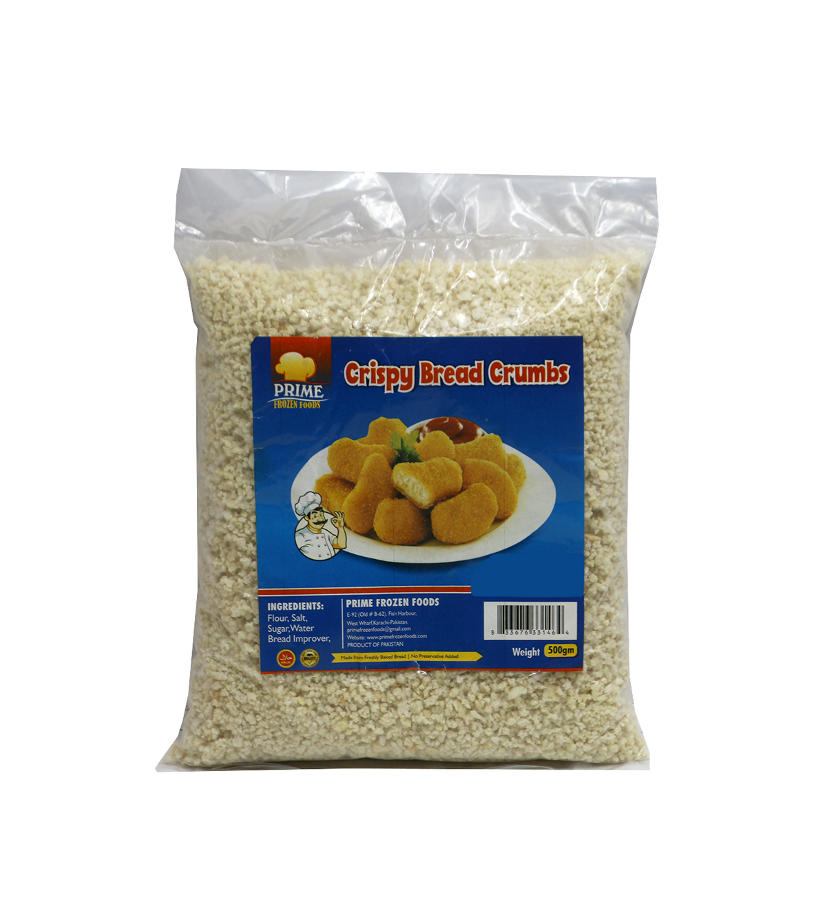 prime crispy bread crumbs 500g