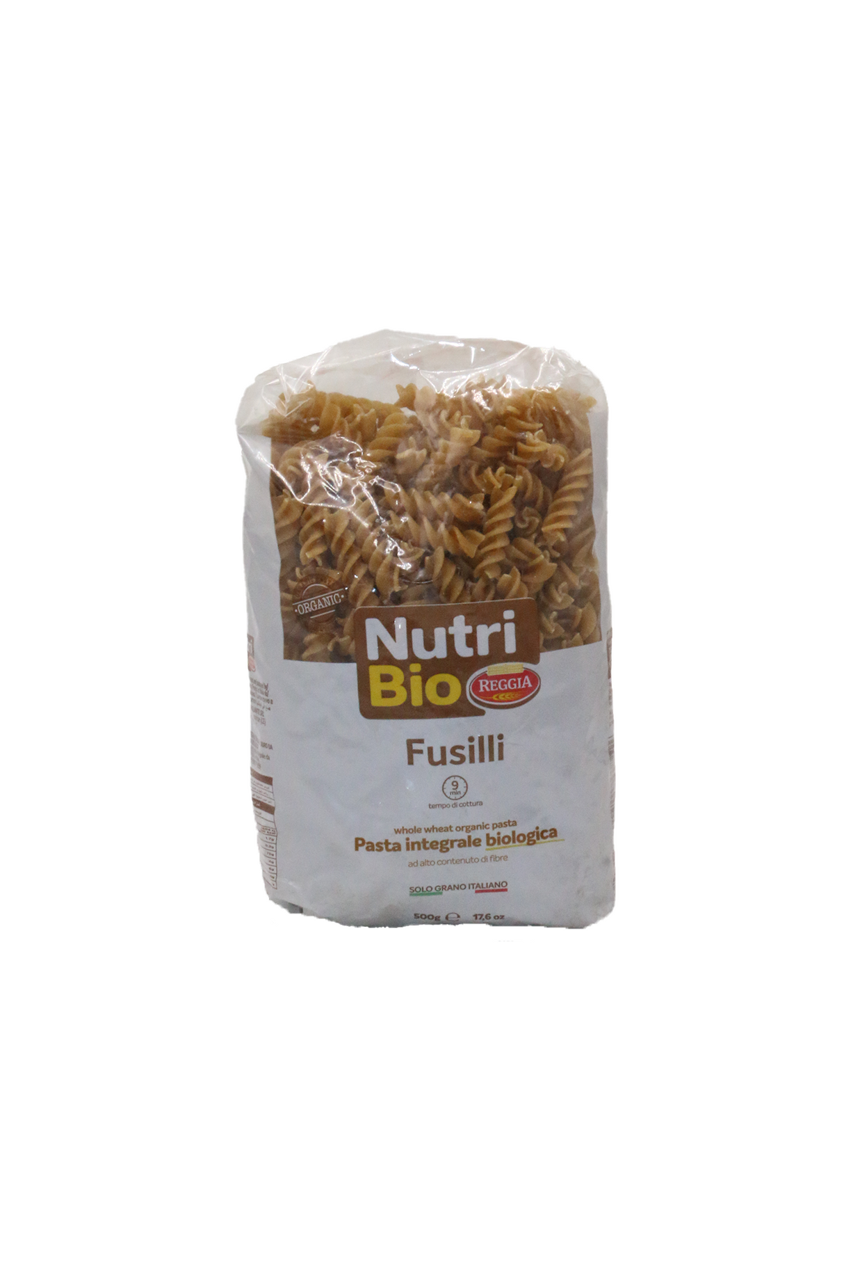 nutri bio pasta fusilli 500g