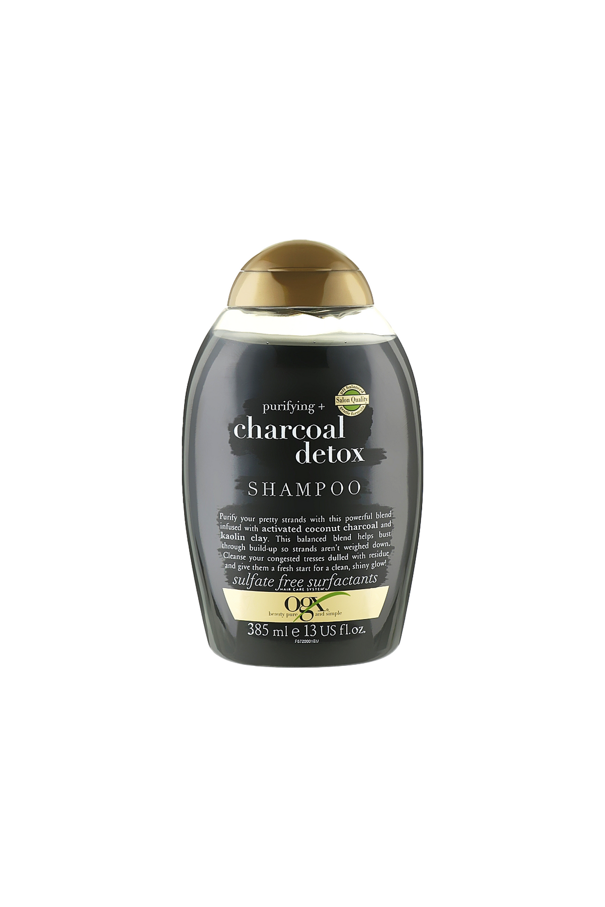 ogx shampoo purifying+charcoal detox 385ml