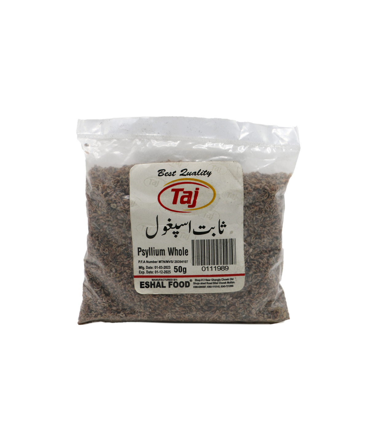 taj ispaghol whole 50g