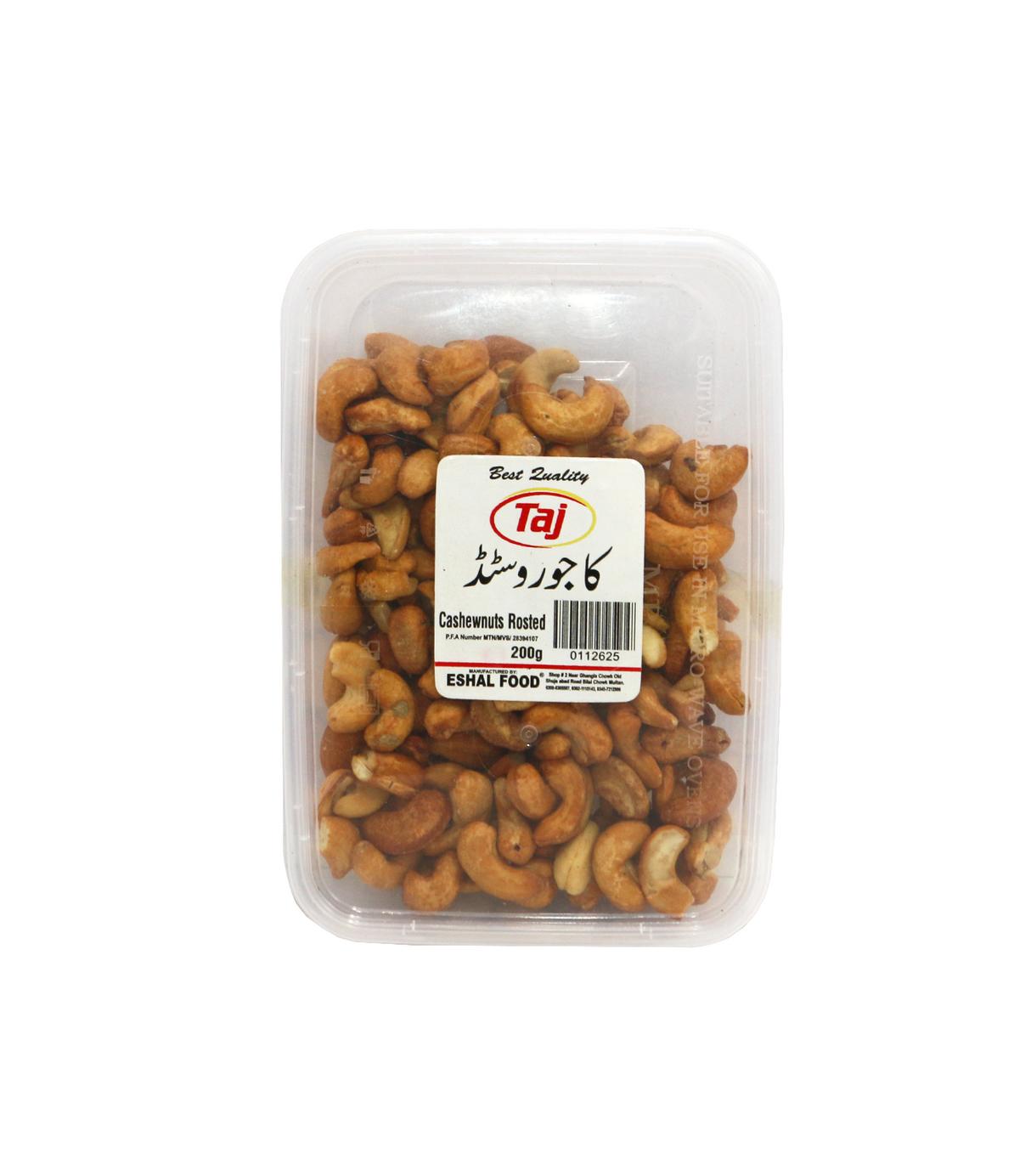taj kaju roasted 200g box