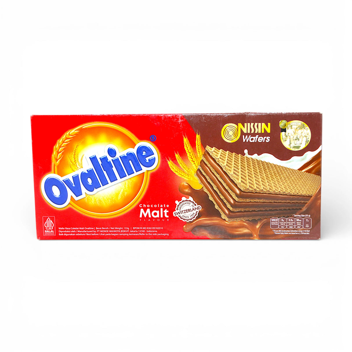 ovaltine wafers chocolate malt 133g