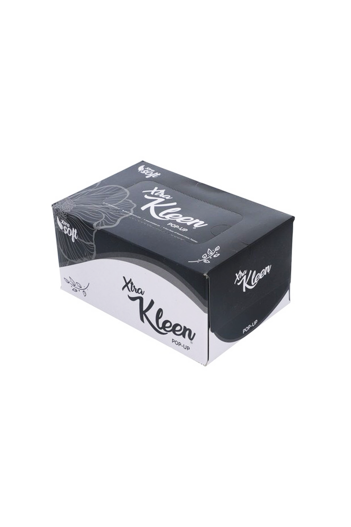 xtra kleen tissue paper pop up blk 300s