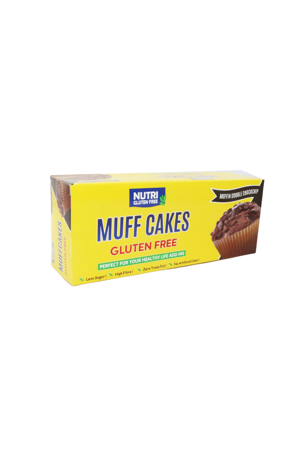 nutri gluten muff cakes double chocolate 100g