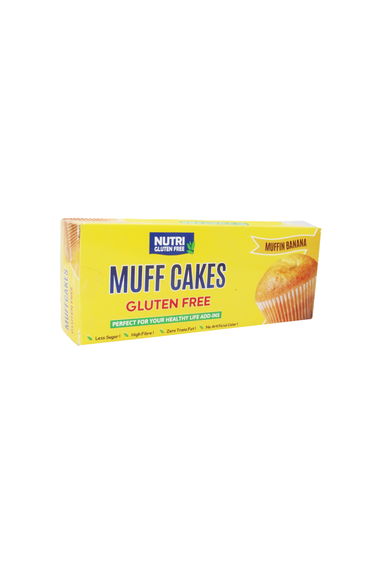 nutri gluten muff cakes banana 100g