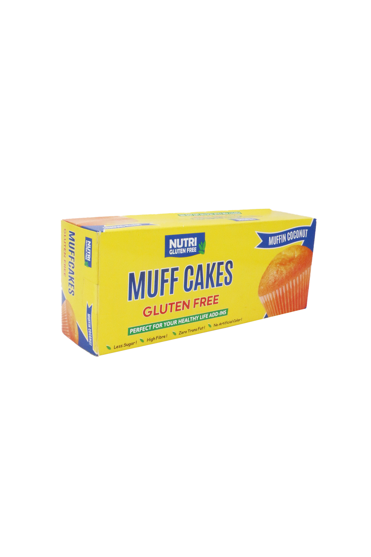 nutri gluten free muff cakes coconut 100g