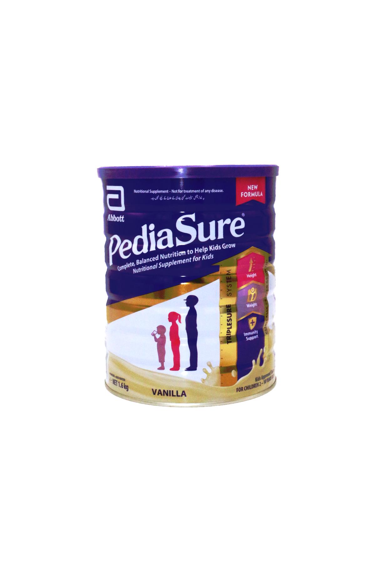 pediasure milk powder vanilla 1.6kg