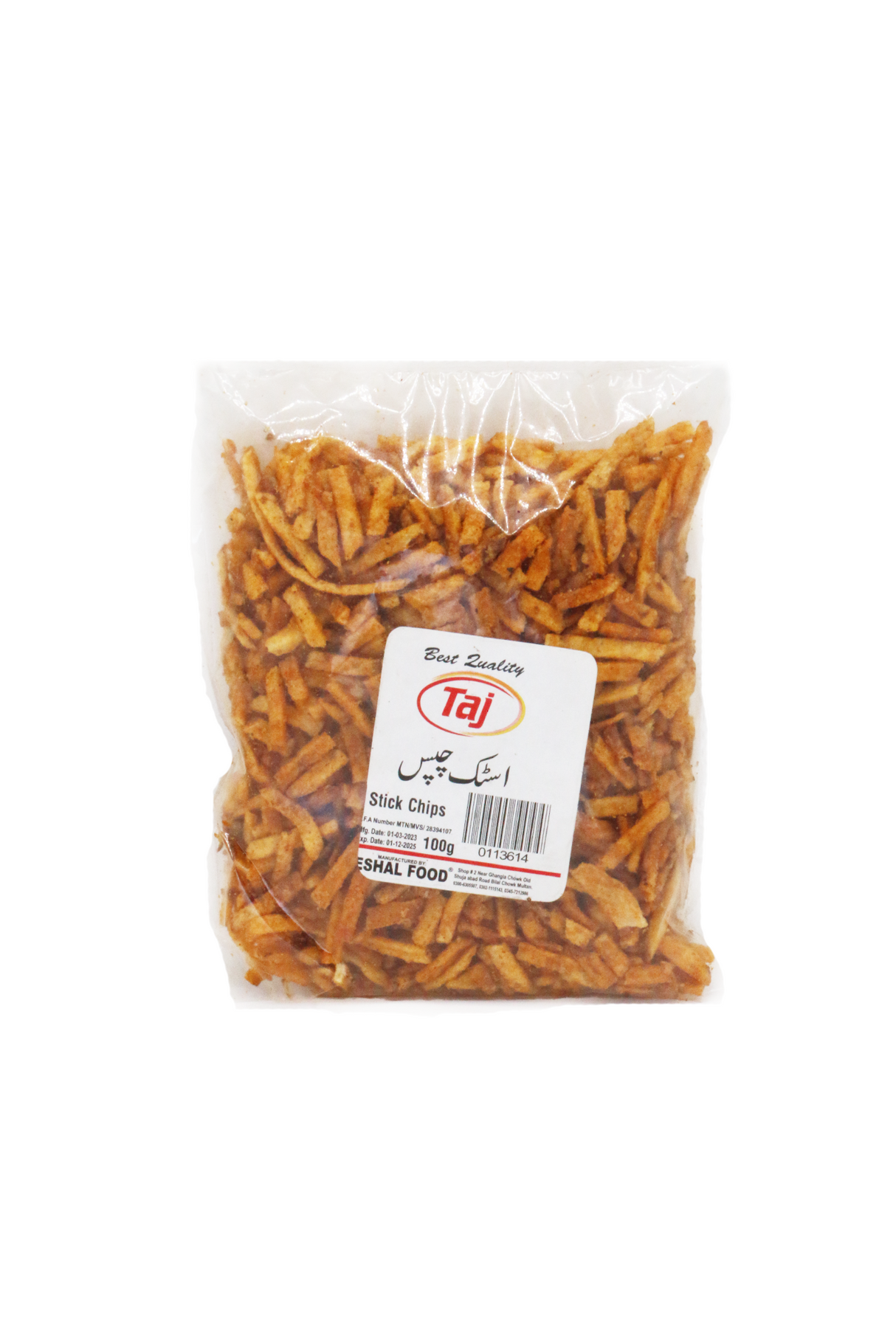 taj stick chips 100g