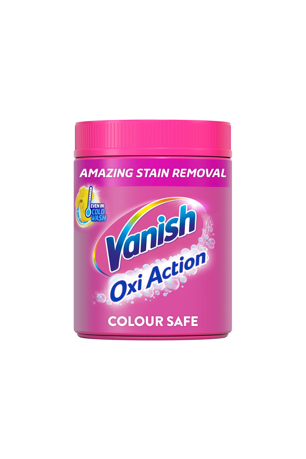 vanish stain remover oxi action colour safe pink 1kg