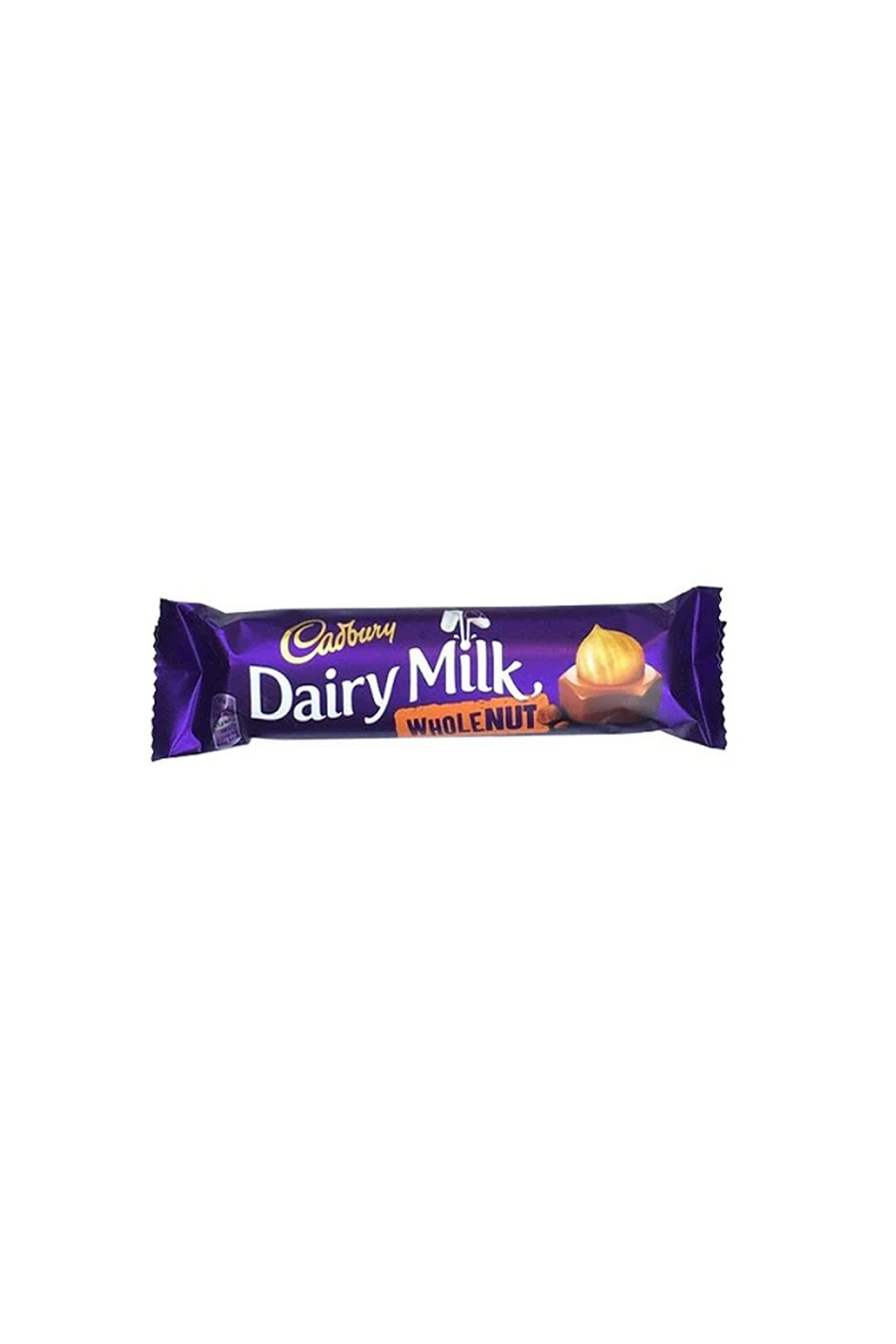 cadbury chocolate dairy milk wholenut 45g