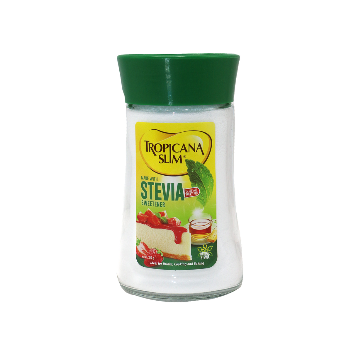 tropicana slim sweetener stevia 210g jar indonesia
