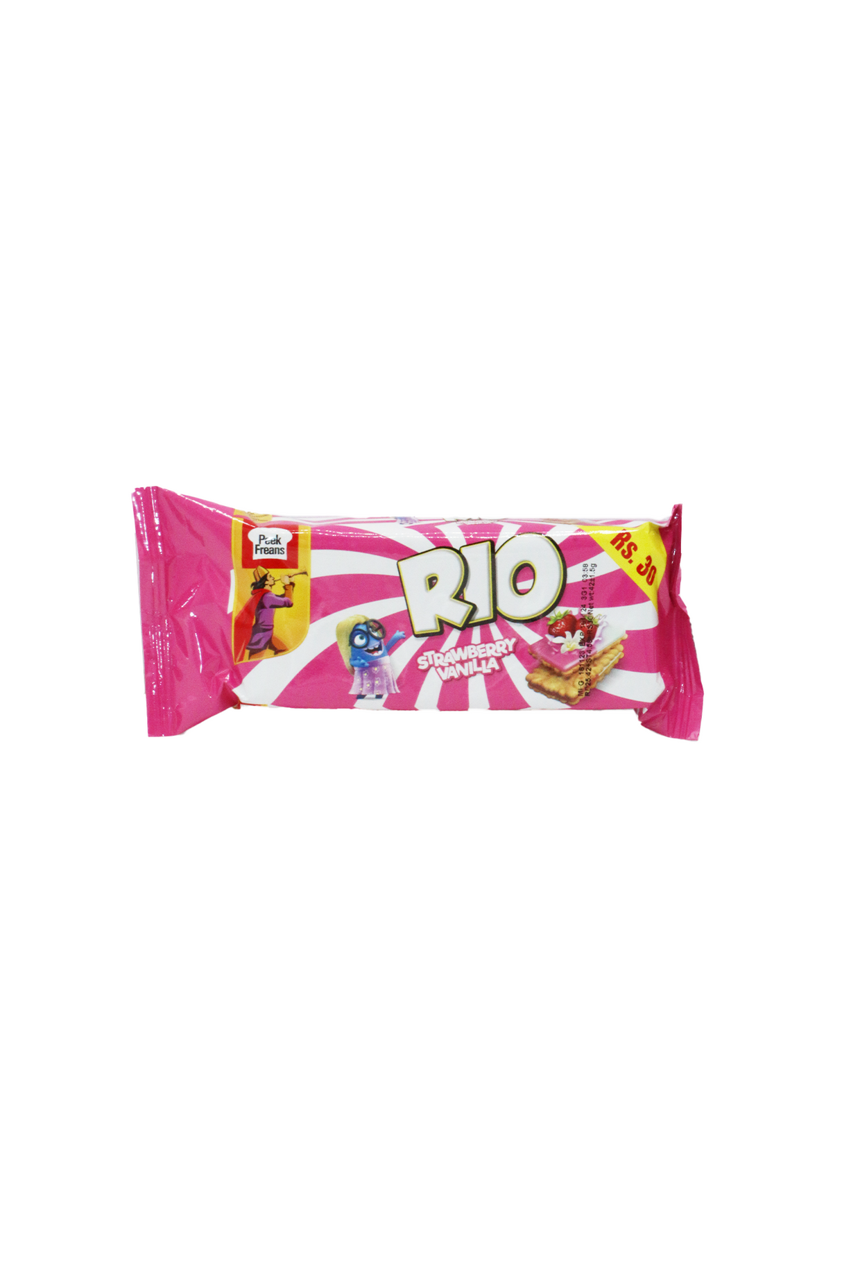 peek freans rio strawberry vanilla 30rs