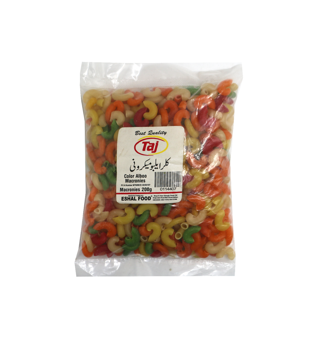 taj colour elbow macroni 200g